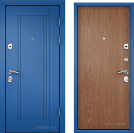 Дверь металлическая под ключ в квартиру порошковая — ламинат