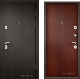 Недорогая входная дверь с установкой и отделкой ламинатом