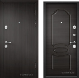 Дверь ламинированная на заказ с терморазрывом в загородный дом