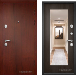 Дверь металлическая с шумоизоляцией в квартиру ламинат — шпон