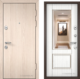 Дверь металлическая вторая в дом ламинат — винорит